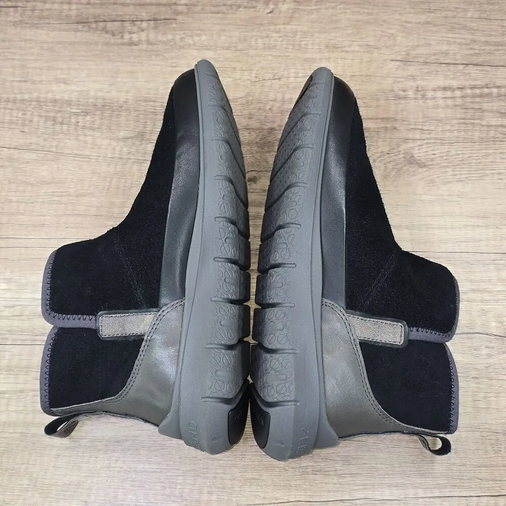 Cole Haan Generation Zerogrand Women's Sz 10 B Black Suede Ankle Boots (W22969)
